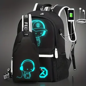 New(New)[Travel Backpack] Backpack for Men, Simple and Large Capacity Travel Backpack for Women, Casual Japanese Junior High School Students, High School Students, Backpacks for Men
