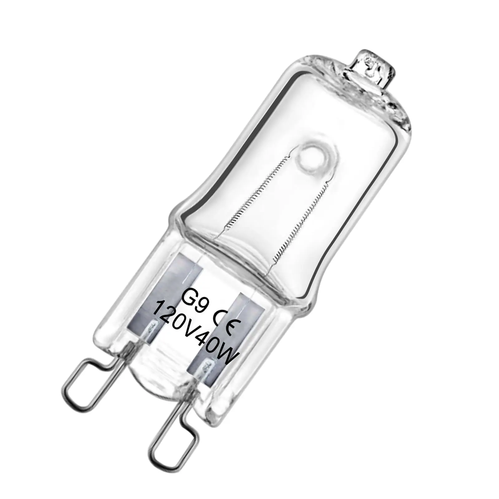 24 Pack G9 Halogen Bulbs,120v 40w Bulb Mini Spotlight Bulbs 2 Pin Clear Capsule Lamp Bulb,Dimmable 2700K Warm White Light Bulbs Table Lamps Living Rooms