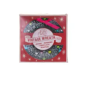 Cody Foster & Co Vintage Boxed Wreath Ornament in Green