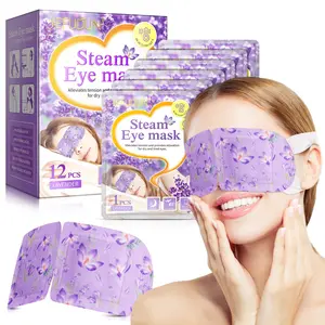 Lavender Steam Sleeping Eye Mask, Relaxing Herbal Scented Eye for Stress Relief, Perfect for Home Spa Relaxation