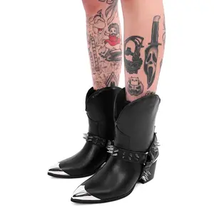 Tommie Spiked Cowboy Boots