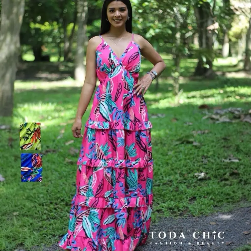 Maxi Tropical Dress