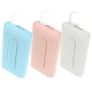 Portable Dental Floss Storage Boxes, Reusable, Contains 10 Pieces Each Box, Total 30 Pieces, Suitable for Home Office Travel Dating Hotel
