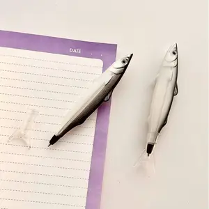 2PCS Cute Fish-Shaped Ballpoint Pen Surprise Playful for Fun Writing and Note-Taking