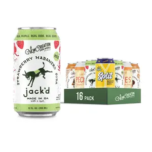 New Creation Fun & Fruity Soda Variety Pack (16 Cans)