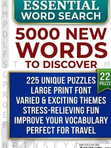 Big Book of Large Print Word Search Puzzles: 5000 Words - 224 Themed Puzzles - For Adults, Seniors, and Teens (Words of Wonder!)