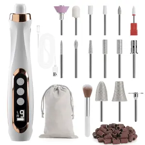 Electric Nail Drill Kit: 9-Speed — Professional-Grade Nail Care Tool for Trimming Thick, Hard Toenails & Removing Gel Polish. Cordless, Portable Hand & Foot Care Device for Removing Dead Skin and Calluses — Ideal for Home Use and Professional Nail Salons.