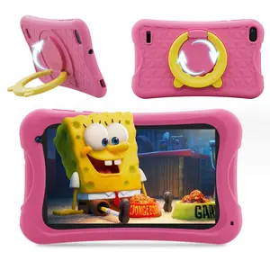 Digiland Kids 2026 Tablet 7 inch Android 13 Educational 32GB Storage Toddler Tablets with Shockproof Protective Case Parent Control Bluetooth WiFi Pink Blue MothersDay Gify