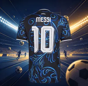 2026 Argentina Home and Away Soccer Jersey 10# Messi Long Sleeve White Blue and Short Sleeve Jersey