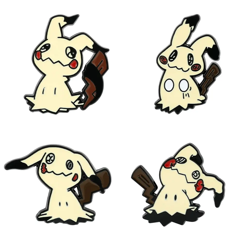 Mimikyu Enamel Pin Kawaii Anime Brooch Backpack Badge