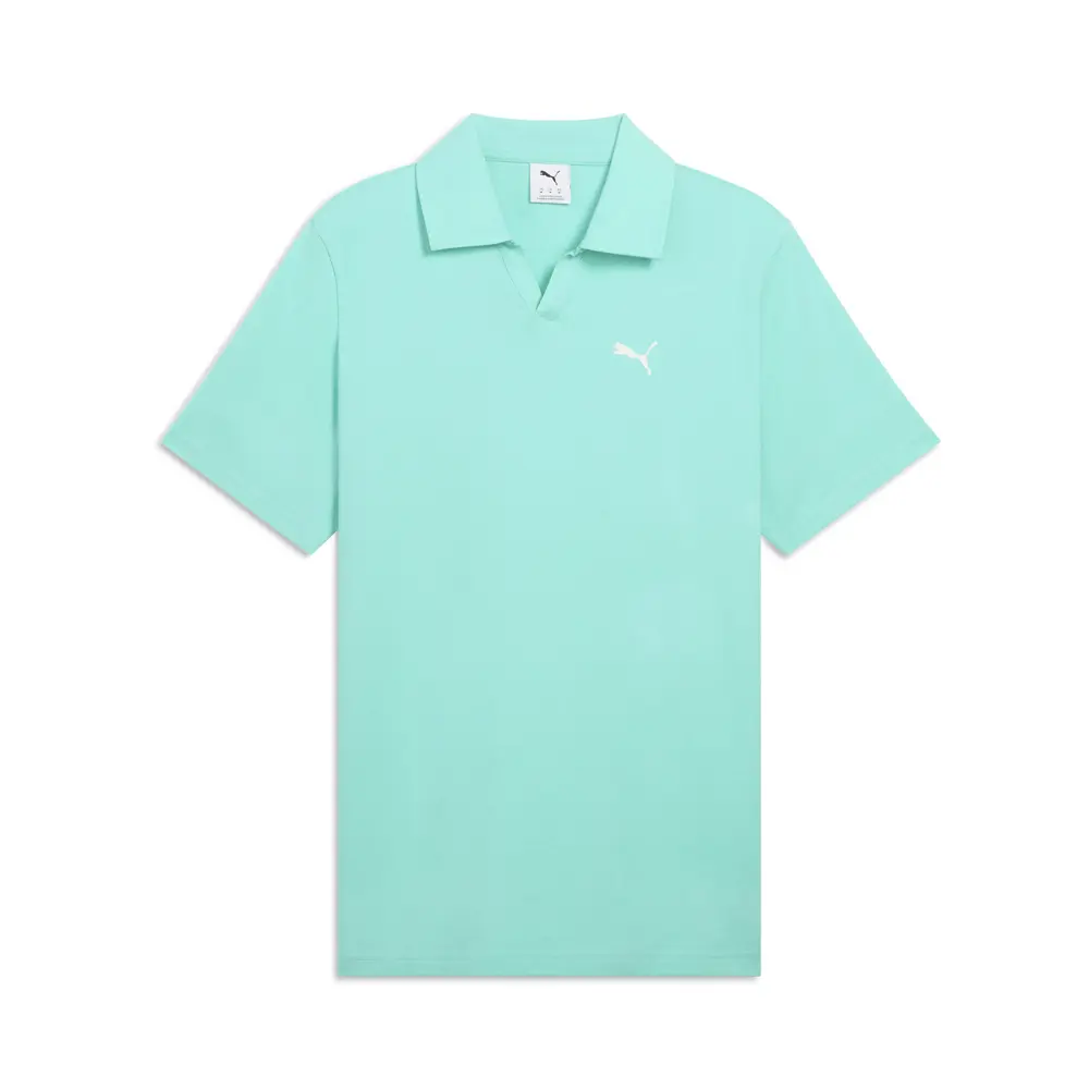 PUMA Mens Essentials Resort Short Sleeve Shirt Casual Casual - Blue