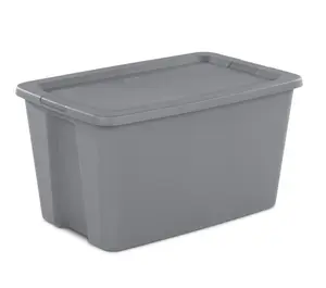 30 Gallon Tote Box Plastic Titanium Organiser