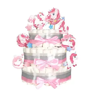 Unicorn Diaper Cake Kit - "It's a Girl"