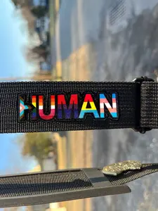 Progress Human LGBT Flags Rainbow Lesbian Bisexual Pansexual Transgender - 4 inch Iron-on Embroidered Patch