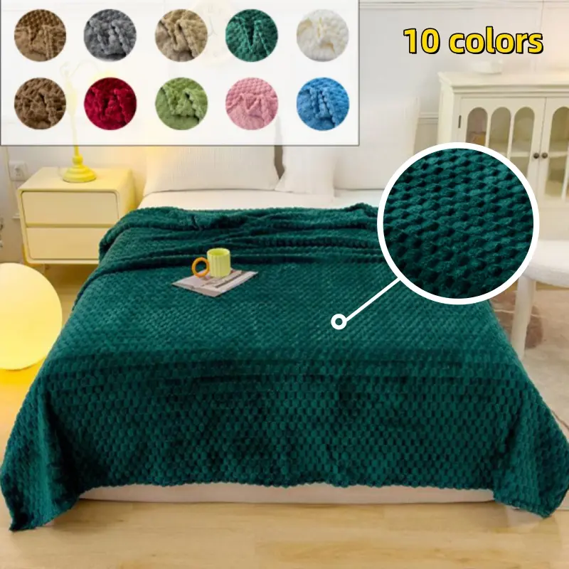 Four-Season Universal Turtle Fleece Air Conditioning Blanket, Soft Cozy Blanket, Warm Winter Cool Summer, Lightweight Bedding for Sofa/couch/sleeping