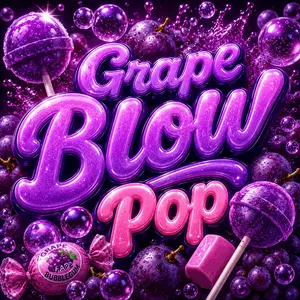 Grape Blow Pop Body Oil