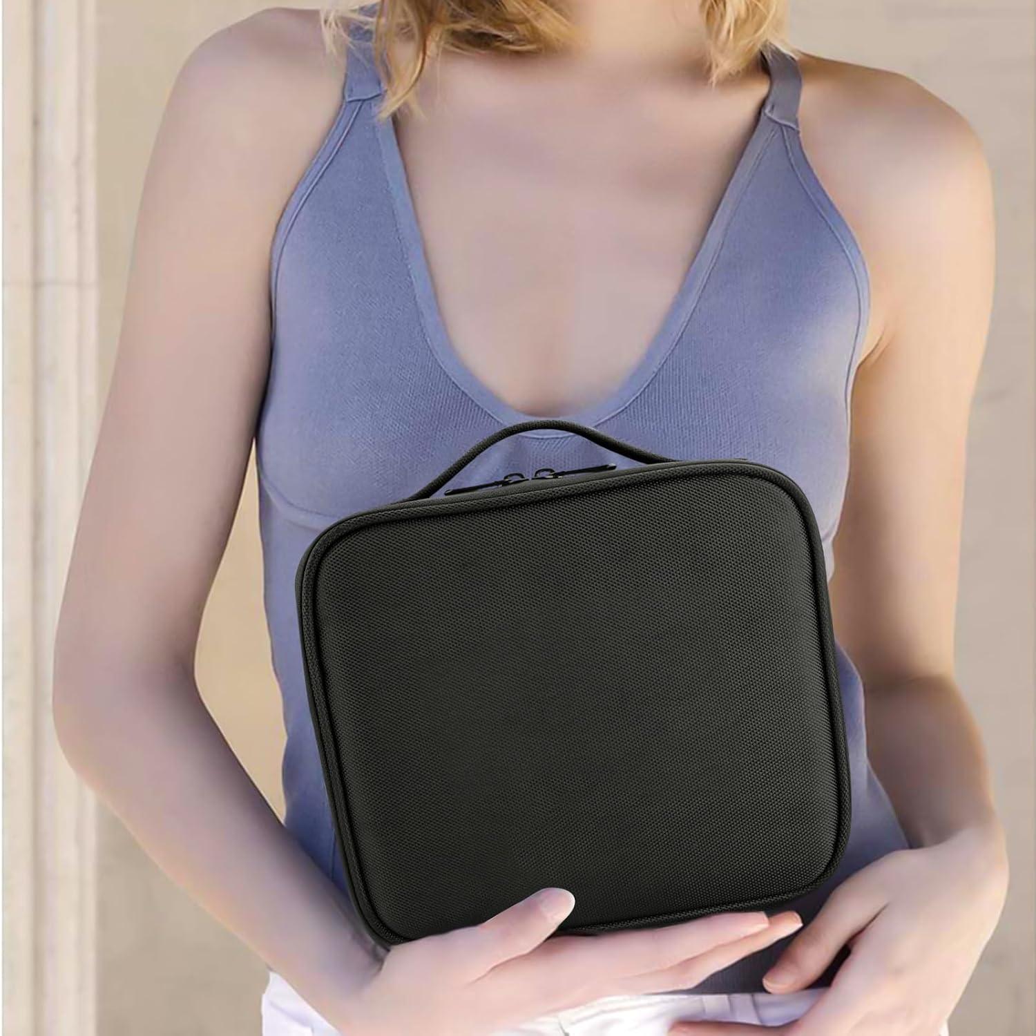 Travel Makeup Bag,Portable Makeup Case for Women,Professional Cosmetic Train Case Organizer Artist Storage Bag With Adjustable Dividers Brushes Toiletry Jewelry Digital Accessories Travel Makeup Bag,Portable Makeup Case for Women,Professional Cosmetic Train Case Organizer Artist Storage Bag With Adjustable Dividers Brushes Toiletry Jewelry Digital Accessories