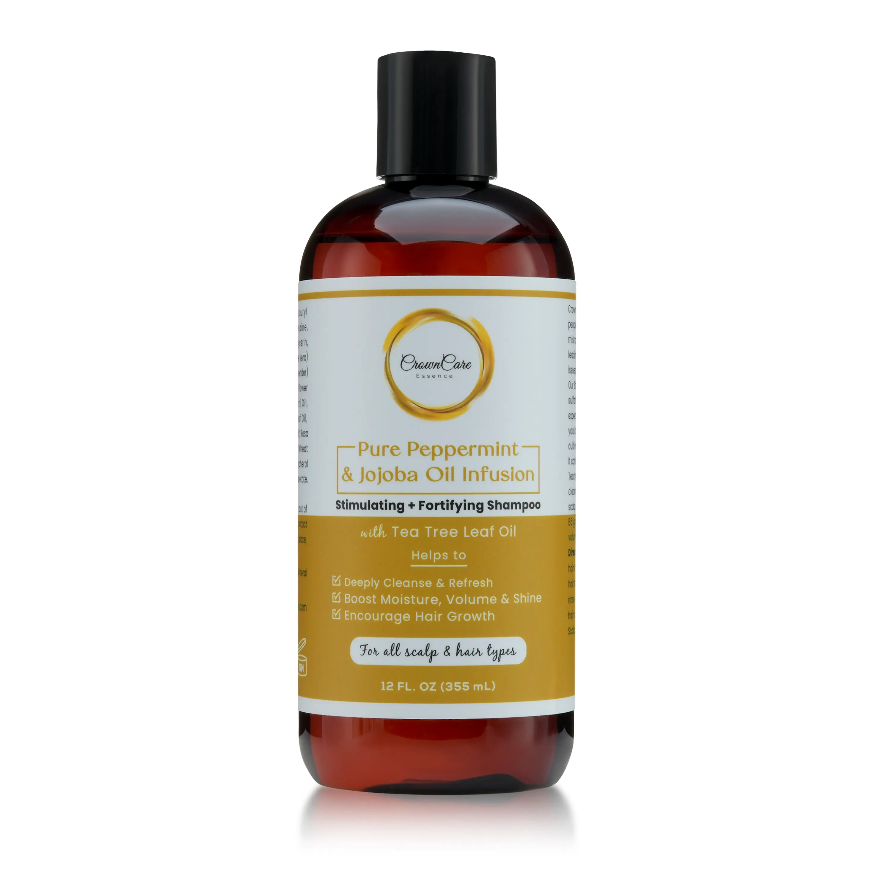 Pure Peppermint & Jojoba Infusion Stimulating and Fortifying Shampoo
