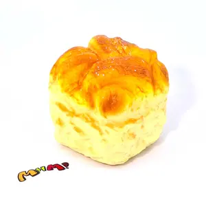 MHM Squishy Series Garlic Butter Bread — sticky, soft, slow-rebound stress-relief simulated food, creative design
