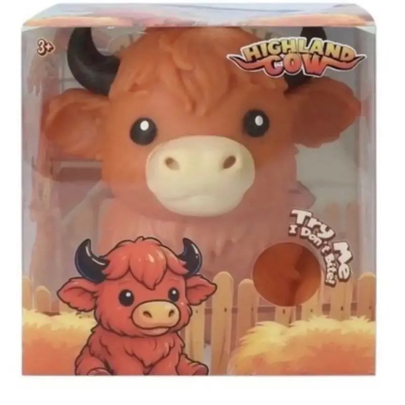 Squishy highlands cow