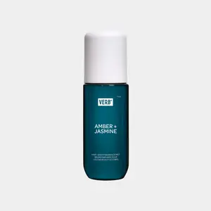 Verb Amber + Jasmine Hair and Body Fragrance Mist - Lively Vibrant Scent with Warm Amber Sweet Jasmine and Calming Sandalwood Notes