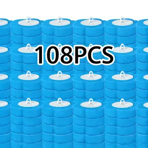 Disposable Toilet Brush Head, 1 Set 360-Degree Rotatable Toilet Cleaning Brush Head with Cleaning Liquid, Bathroom Cleaning Tool, Toilet Bowl Cleaners