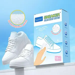 Sneaker Wipes- for Cleaning & Whitening Shoes Sneaker Cleaner Disposable Cleaning Wipes Comfort Footwear, Fast Stain Remover for Sneakers, Leather Shoes, Down Jackets & More - Convenient, Easy to Use, Affordable & High Value shoe  wash  set