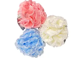 Durable Shower Ball with Hanging Loop, 3 Count Reusable Durable Shower Sponge Ball for Home Bathing, Home Gadgets