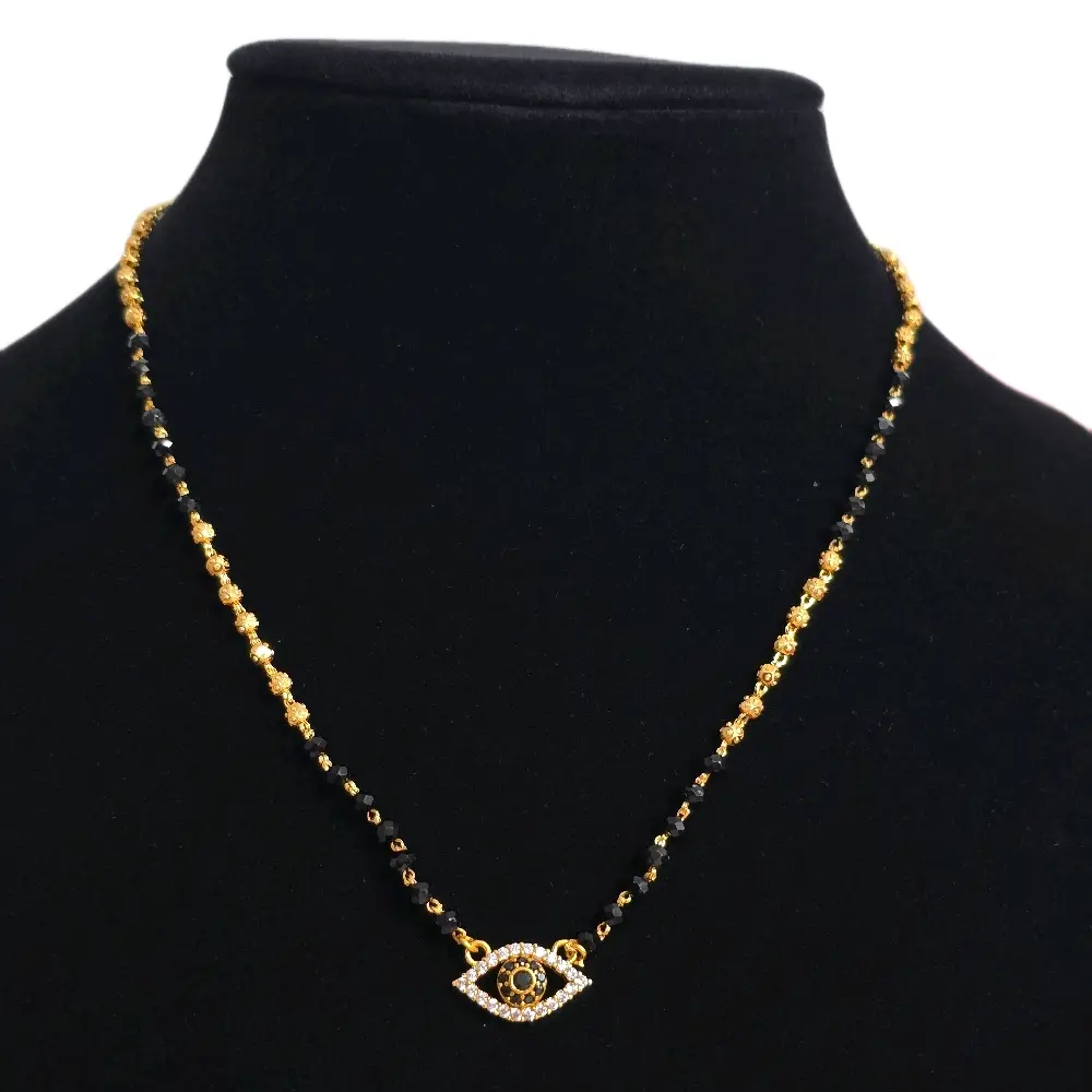 Minimalist Traditional Nepali-Indian Desi Mangalsutra Necklace for Women