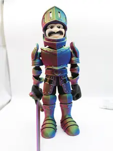 3D Printed Articulating Multi Color Knight
