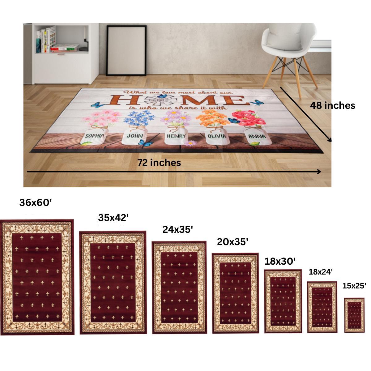 Horror Movie Characters Rug, Halloween Floor Rug Carpet, Slasher Movies Fans Gift Non-Slip Floor Carpet, Decoration Mat for home Living Room Bedroom, Room Decor, Home Decor