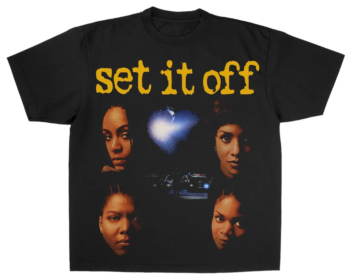 "SET IT OFF 1996" TEE - VINTAGE BOOTLEG Graphic Unisex T-Shirt Menswear Retro