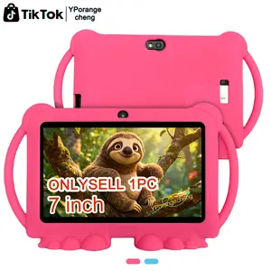 New Summer 7-Inch Smart Tablet for Kids & Students, 5G Cellular + High-Speed WiFi, Dual Use for Study & Office, HD Full Screen, Front & Rear Dual Cameras, Full-Body Shockproof Case, Early Learning + Entertainment, Online Class Ready, Gift for Boys & Girls