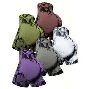 Workout Shorts For Women Scrunch Butt Lifting High Waisted Yoga Gym Seamless Booty Biker Shorts