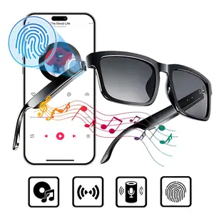 Smart Bluetooth Glasses,Built in Mic & Speakers, 7 Day Ultra-Long Standby, UV Protection, Waterproof, Wireless Music & Calls, Voice Control，Athletic/Outdoor UV Protection Unisex, Multifunctional Audio Sunglasses