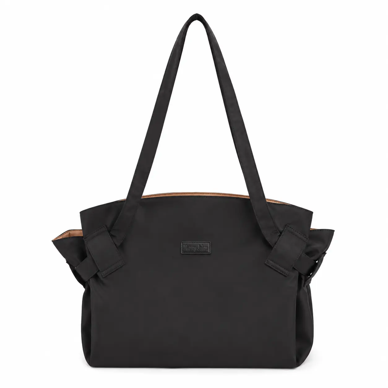 Everyday Large Waterproof Crossbody Bag | Lightweight Neutral Messenger Bag for School Commute Gym Daily Use