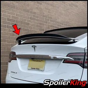 Tesla Model X 2015-present Factory Spoiler Extension Gurney Flap (284K)