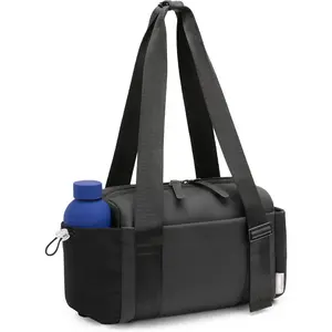 Small Gym Bag for Women - Mini Tote Bag with Wet Compartment, Lightweight Waterproof Gym Duffle Bag for Sport, Commute, Fashion & Cute & Compact Bag for Girl (Black)