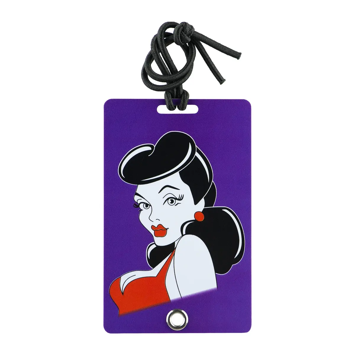 212 MAIN PVC Luggage Tag - 2010 Stylish, Secure, Rivet-Fasten Design with Hidden Information, Credit-Size - for Backpacks, Pet Carriers