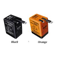 Black+Orange 【lighting+type-c】