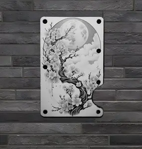 Sakura Tree Blossom Art RFID Blocking Minimalist Wallet, Gamer Gift, Gift For Him, Christmas Gift, Holds up to 15 Cards, Moneyclip