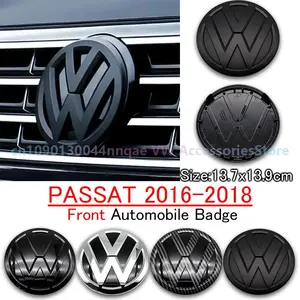 Vw Abs Car Grille Badge & Trunk Emblem, Car Stickers, Fits 2016-2018 Passat & Lavida Models, Replacement Part for Auto Modification