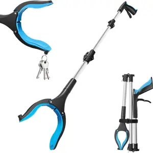 Elderly Grabber Tool, Foldable Design, Non-Slip 360° Rotating Claw, Magnetic, Ideal for Disabled Individuals, Post-Operation Recovery
