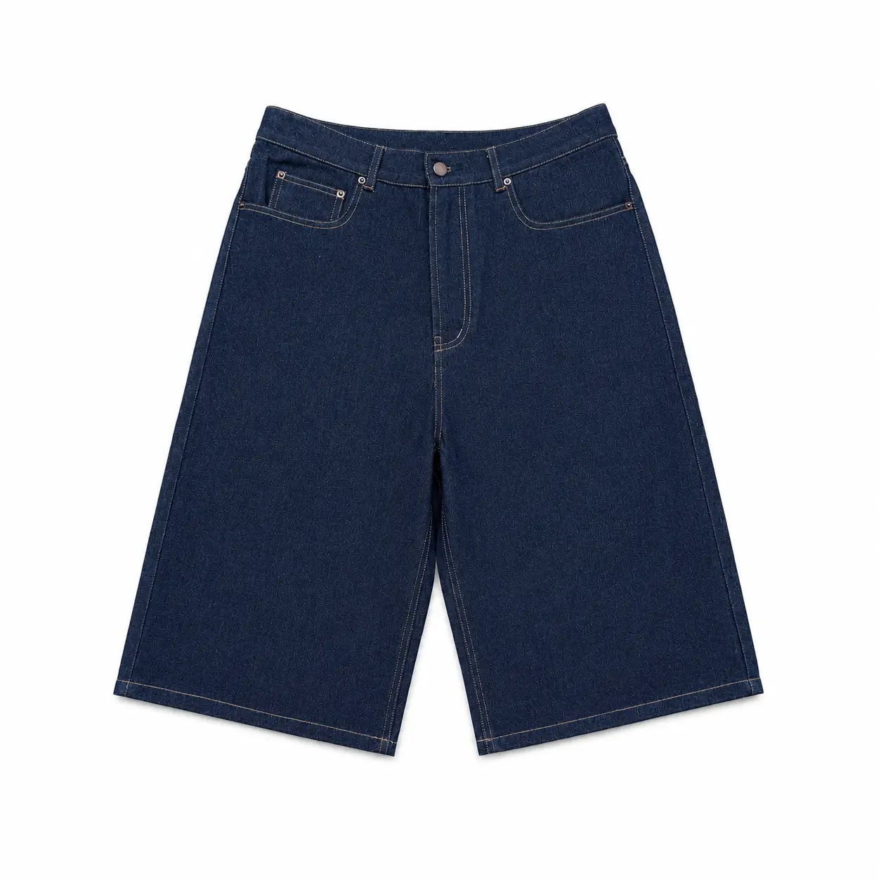 Baggy Denim Bermuda Shorts