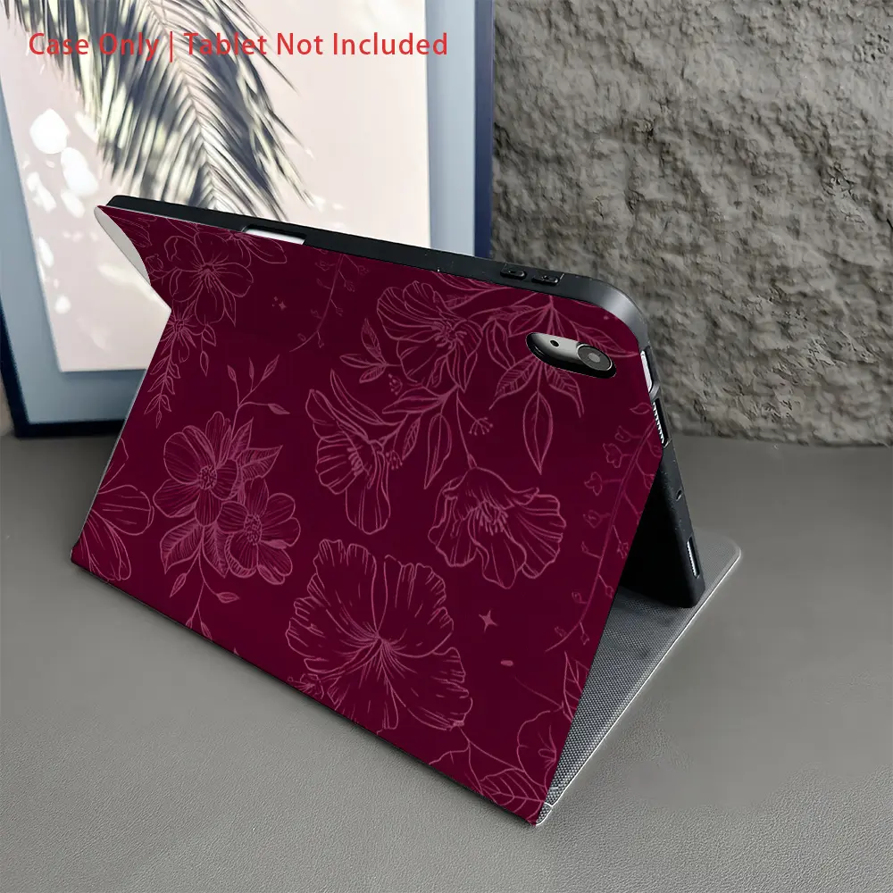 A Book-style Tablet Case with Pen Holder, Tablet Casing, Tablet Protective Cover, Ipad Accessories compatible with iPad Pro11/iPad (8th Gen)/iPad Air 4/5/iPad 10th Generation/iPad Air 13(M3 2025)/iPad Air 11(M3 2025)/iPad 11(A16 2025)