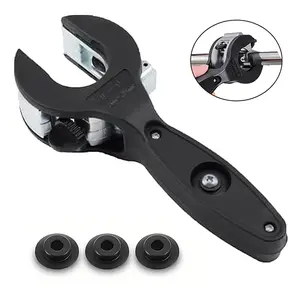 4-Pack Ratchet Tube Cutter With 3 Zinc Alloy Blades | Heavy Duty 8-29mm(1/4/8 Range) | For Copper, Aluminum, Steel, Stainless, PPR, PE Pipes | 360* Rotation & Ergonomic Handle | Professional Pipe Cutting Tool)