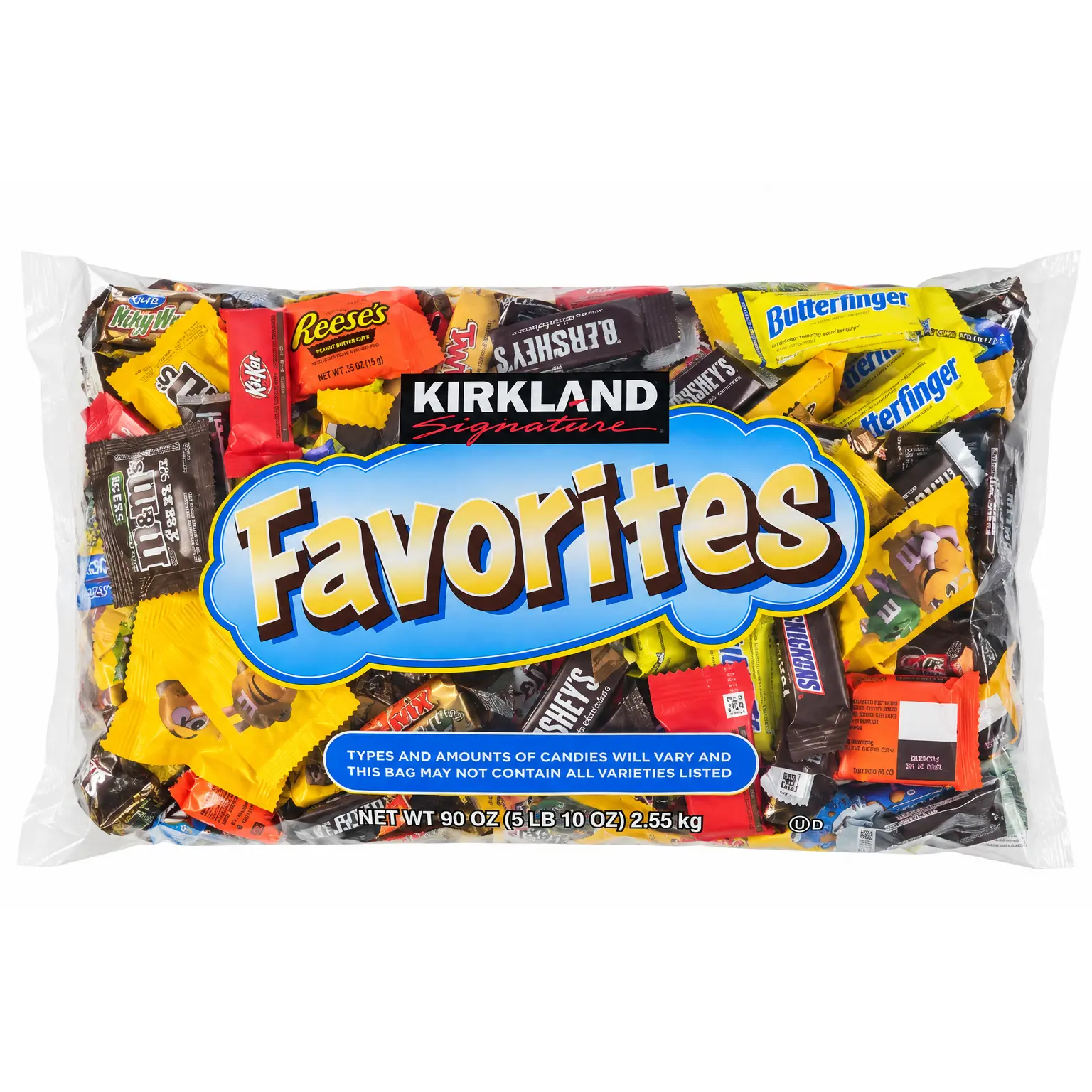 Kirkland Signature Favorites Chocolate Candy Variety Pack, Fun Size Individually Wrapped, Approx. 150 Pieces, 90 oz
