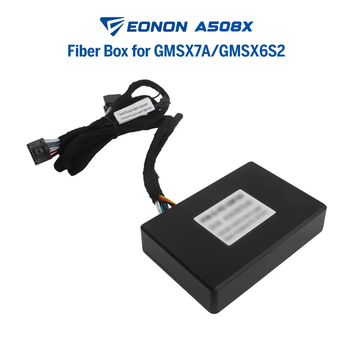 Eonon A508X Fiber Box for Bose System – 2014–2018 Chevy Silverado & GMC Sierra, Compatible with GMSX7/GMSX7A/GMSX6S2