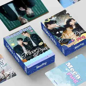 30 Pcs/Set Thai Star MeenPing Photo Card Ai Long Nai the Series Meen & Ping Characters Collectible Lomo Cards