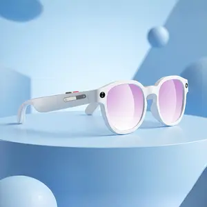 Smart camera glasses, Multifunctional smart glasses, with 1080P high-definition video recording, AI, voice recording, call and music playback, real-time translation, and image recognition, suitable for meetings, learning, and travel